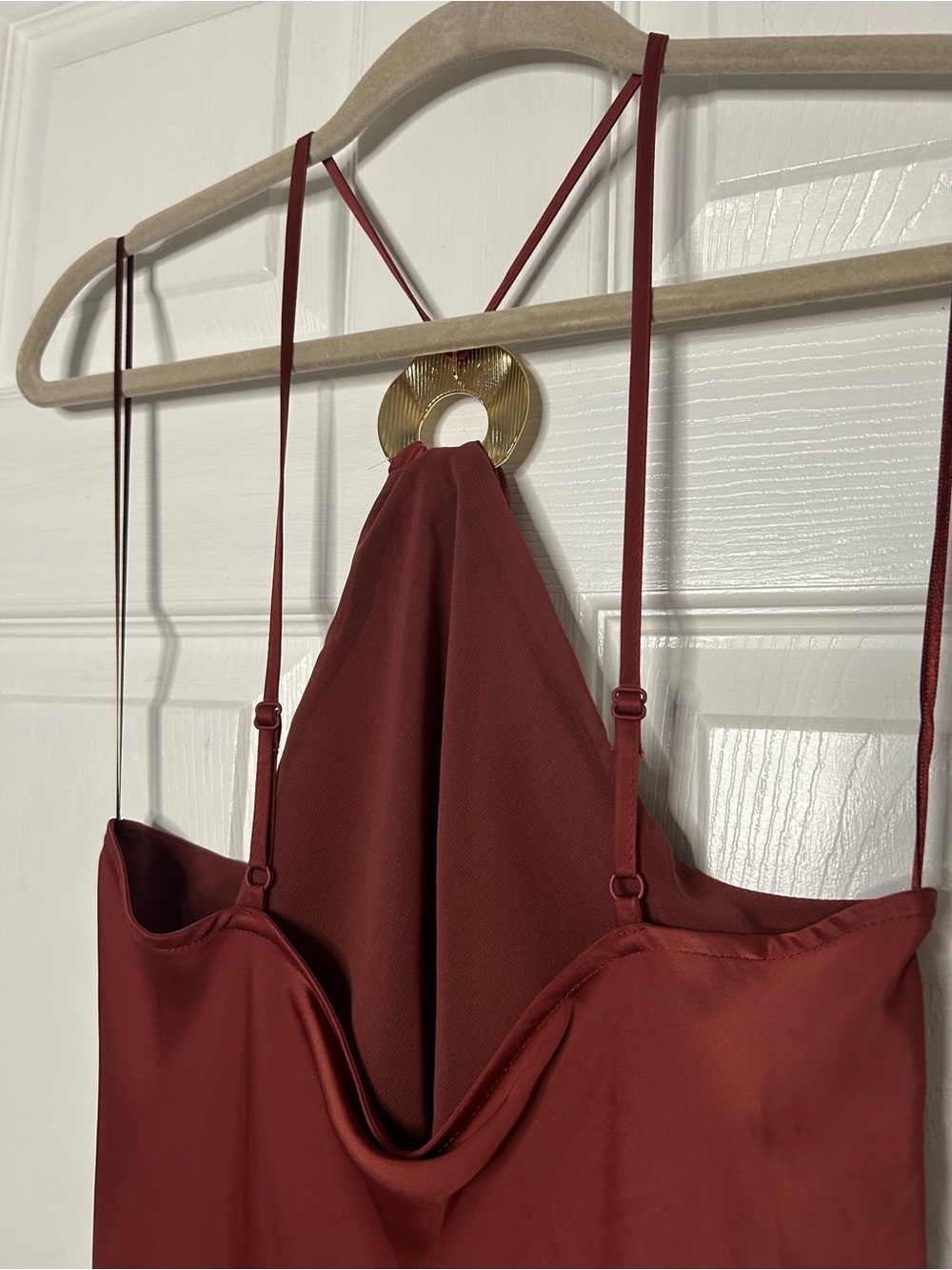 Anthropologie Veda Halter Slip Midi Dress - Picture 14 of 16